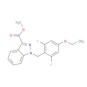 METHYL 1-(4-ETHOXY-2,6-DIFLUOROBENZYL)-1H-INDAZOLE-3-CARBOXYLATE