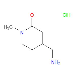 4-(AMINOMETHYL)-1-METHYLPIPERIDIN-2-ONE HYDROCHLORIDE - Click Image to Close