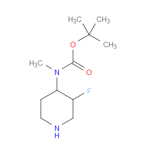 TERT-BUTYL N-(3-FLUOROPIPERIDIN-4-YL)-N-METHYLCARBAMATE - Click Image to Close
