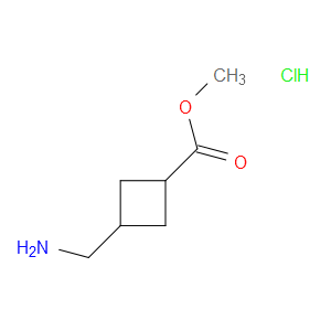 METHYL 3-(AMINOMETHYL)CYCLOBUTANE-1-CARBOXYLATE HYDROCHLORIDE - Click Image to Close