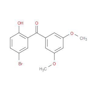 (5-BROMO-2-HYDROXYPHENYL)(3,5-DIMETHOXYPHENYL)METHANONE