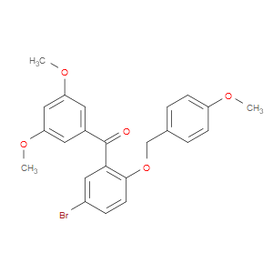 (5-BROMO-2-((4-METHOXYBENZYL)OXY)PHENYL)(3,5-DIMETHOXYPHENYL)METHANONE