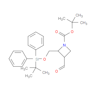 TERT-BUTYL 2-([(TERT-BUTYLDIPHENYLSILYL)OXY]METHYL)-3-FORMYLAZETIDINE-1-CARBOXYLATE