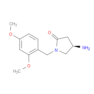 (4R)-4-AMINO-1-[(2,4-DIMETHOXYPHENYL)METHYL]PYRROLIDIN-2-ONE - Click Image to Close