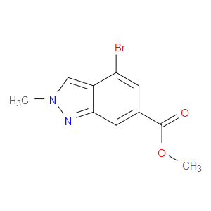 METHYL 4-BROMO-2-METHYL-2H-INDAZOLE-6-CARBOXYLATE - Click Image to Close