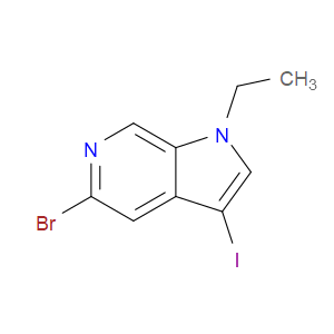5-BROMO-1-ETHYL-3-IODO-1H-PYRROLO[2,3-C]PYRIDINE
