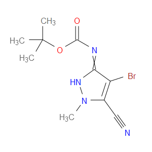 TERT-BUTYL (4-BROMO-5-CYANO-1-METHYL-1H-PYRAZOL-3-YL)CARBAMATE