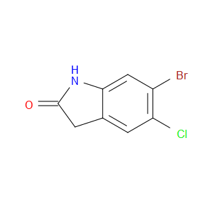 6-BROMO-5-CHLORO-2,3-DIHYDRO-1H-INDOL-2-ONE