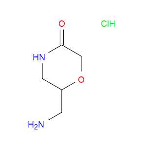 6-(AMINOMETHYL)MORPHOLIN-3-ONE HYDROCHLORIDE