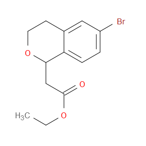 (6-BROMO-ISOCHROMAN-1-YL)-ACETIC ACID ETHYL ESTER - Click Image to Close