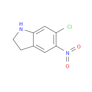 6-CHLORO-5-NITRO-2,3-DIHYDRO-1H-INDOLE