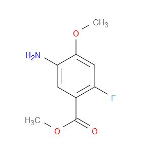METHYL 5-AMINO-2-FLUORO-4-METHOXYBENZOATE