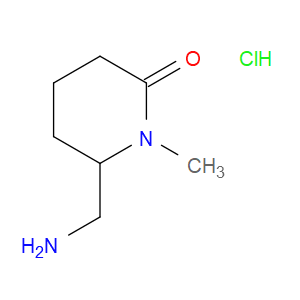 6-(AMINOMETHYL)-1-METHYL-2-PIPERIDINONE HYDROCHLORIDE - Click Image to Close