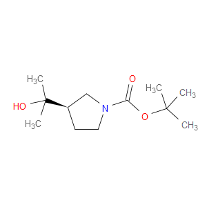 TERT-BUTYL (3R)-3-(2-HYDROXYPROPAN-2-YL)PYRROLIDINE-1-CARBOXYLATE - Click Image to Close