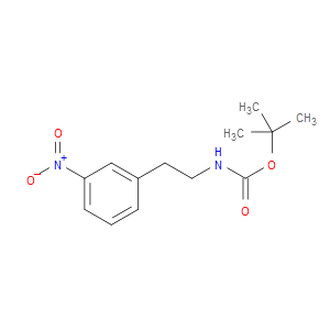 TERT-BUTYL 3-NITROPHENETHYLCARBAMATE - Click Image to Close