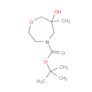TERT-BUTYL 6-HYDROXY-6-METHYL-1,4-OXAZEPANE-4-CARBOXYLATE
