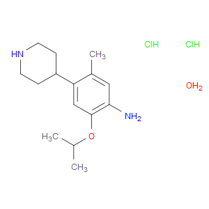 2-ISOPROPOXY-5-METHYL-4-(PIPERIDIN-4-YL)ANILINE DIHYDROCHLORIDE HYDRATE