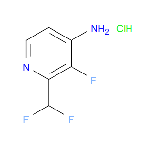 2-(DIFLUOROMETHYL)-3-FLUOROPYRIDIN-4-AMINE HYDROCHLORIDE - Click Image to Close