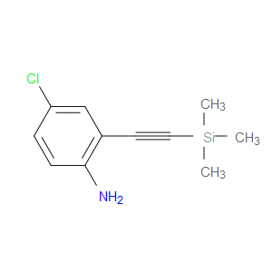 4-CHLORO-2-((TRIMETHYLSILYL)ETHYNYL)ANILINE