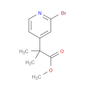 METHYL 2-(2-BROMO-4-PYRIDYL)-2-METHYLPROPANOATE - Click Image to Close