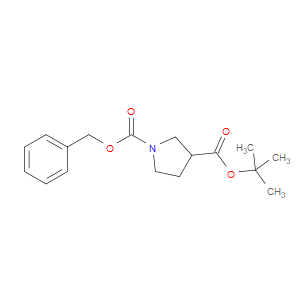 TERT-BUTYL 1-CBZ-PYRROLIDINE-3-CARBOXYLATE - Click Image to Close