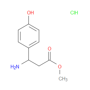 METHYL 3-AMINO-3-(4-HYDROXYPHENYL)PROPANOATE HYDROCHLORIDE - Click Image to Close