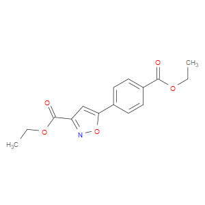 ETHYL 5-[4-(ETHOXYCARBONYL)PHENYL]ISOXAZOLE-3-CARBOXYLATE