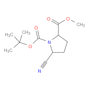 1-TERT-BUTYL 2-METHYL 5-CYANOPYRROLIDINE-1,2-DICARBOXYLATE