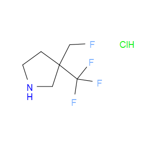 3-(FLUOROMETHYL)-3-(TRIFLUOROMETHYL)PYRROLIDINE HYDROCHLORIDE