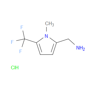 (1-METHYL-5-(TRIFLUOROMETHYL)-1H-PYRROL-2-YL)METHANAMINE HYDROCHLORIDE - Click Image to Close
