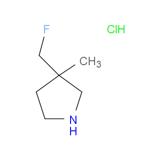 3-(FLUOROMETHYL)-3-METHYLPYRROLIDINE HYDROCHLORIDE