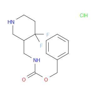 BENZYL ((4,4-DIFLUOROPIPERIDIN-3-YL)METHYL)CARBAMATE HYDROCHLORIDE