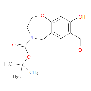 N-BOC-8-HYDROXY-2,3,4,5-TETRAHYDROBENZO[F][1,4]OXAZEPINE-7-CARBALDEHYDE