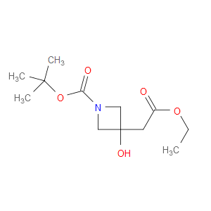 TERT-BUTYL 3-(2-ETHOXY-2-OXOETHYL)-3-HYDROXYAZETIDINE-1-CARBOXYLATE