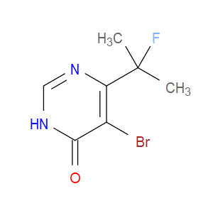 5-BROMO-6-(2-FLUOROPROPAN-2-YL)PYRIMIDIN-4(3H)-ONE