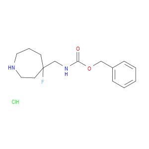 BENZYL ((4-FLUOROAZEPAN-4-YL)METHYL)CARBAMATE HYDROCHLORIDE