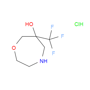 6-(TRIFLUOROMETHYL)-1,4-OXAZEPAN-6-OL HYDROCHLORIDE - Click Image to Close