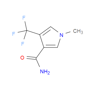 1-METHYL-4-(TRIFLUOROMETHYL)-1H-PYRROLE-3-CARBOXAMIDE