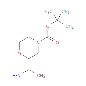 TERT-BUTYL 2-(1-AMINOETHYL)MORPHOLINE-4-CARBOXYLATE - Click Image to Close