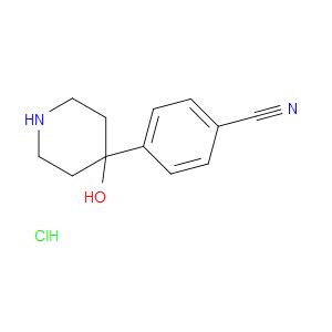 4-(4-HYDROXYPIPERIDIN-4-YL)BENZONITRILE HYDROCHLORIDE