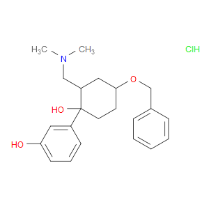 3-(4-(BENZYLOXY)-2-((DIMETHYLAMINO)METHYL)-1-HYDROXYCYCLOHEXYL)PHENOL HYDROCHLORIDE - Click Image to Close