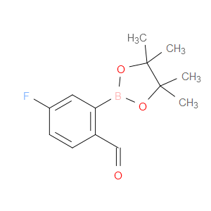 4-FLUORO-2-(4,4,5,5-TETRAMETHYL-1,3,2-DIOXABOROLAN-2-YL)BENZALDEHYDE