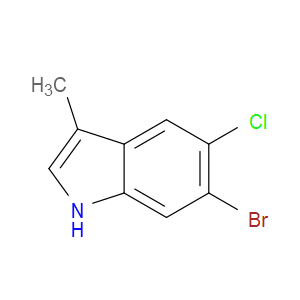 6-BROMO-5-CHLORO-3-METHYL-1H-INDOLE - Click Image to Close
