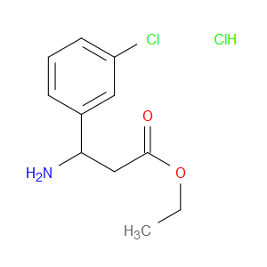 ETHYL 3-AMINO-3-(3-CHLOROPHENYL)PROPANOATE HYDROCHLORIDE