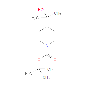 TERT-BUTYL 4-(2-HYDROXYPROPAN-2-YL)PIPERIDINE-1-CARBOXYLATE