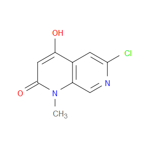 6-CHLORO-4-HYDROXY-1-METHYL-1,7-NAPHTHYRIDIN-2(1H)-ONE - Click Image to Close