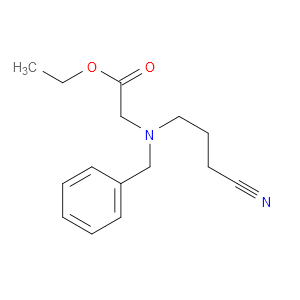 N-BENZYL-N-(3-CYANOPROPYL)-GLYCINE ETHYL ESTER