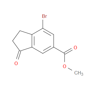 METHYL 7-BROMO-3-OXO-2,3-DIHYDRO-1H-INDENE-5-CARBOXYLATE - Click Image to Close