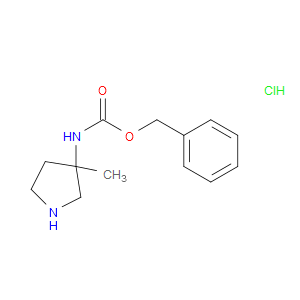 BENZYL (3-METHYLPYRROLIDIN-3-YL)CARBAMATE HYDROCHLORIDE