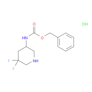 BENZYL (5,5-DIFLUOROPIPERIDIN-3-YL)CARBAMATE HYDROCHLORIDE - Click Image to Close